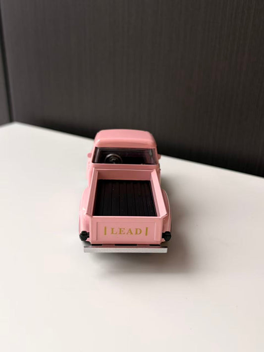 Pink Vintage-Style Pickup Truck Die-Cast Model Toy