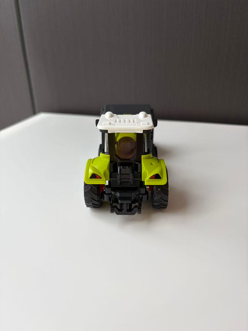 Green Compact Front Loader Model with Black Utility Bucket